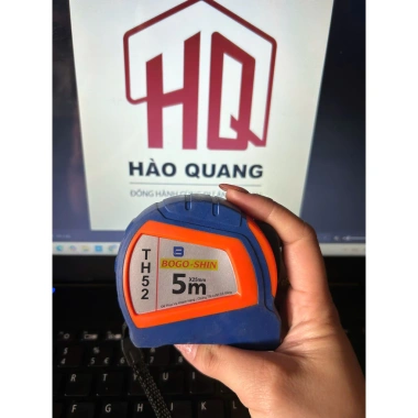 Thước Kéo Bogo-shin Xanh 5-10m 2 Mặt Chống Rỉ Cao Cấp Độ Dài Linh Hoạt