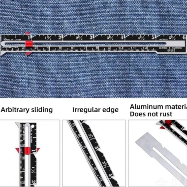 Thước May NLINNI Bền – Đồng Hồ Đo Trượt Nhựa Nhôm, Chắp Vá Đan Thủ Công 38.880₫ 6