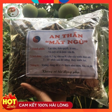 Thuốc Nam Dưỡng Tâm An Thần Mất Ngủ Lạc Tiên, Thảo Quyết Minh, Lá Sen, Nấm Linh Chi - Giá 109.000