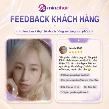 Thuốc Nâng Tone Tóc Minzihair – Kem Nâng Nền & Tẩy Nhẹ Giá 77.000đ Giảm 23% 6