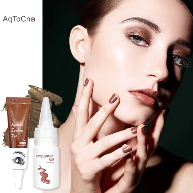 Thuốc nhuộm lông mi mới Tint 15 phút - Lông mày nhanh, chống nước, HGVN 6