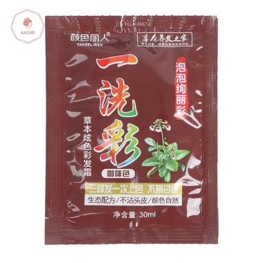 Thuốc nhuộm tóc Aacar Lasg màu gừng – Dầu gội dài, tạo kiểu nhanh, chỉ 23.870₫