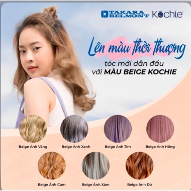 Thuốc nhuộm tóc chính hãng màu tím mận Kochies ko tẩy siêu bền màu giá 149k