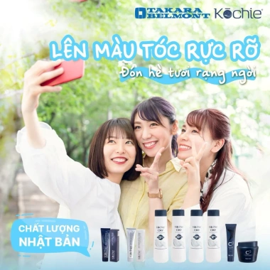 Thuốc nhuộm tóc chính hãng màu tím mận Kochies ko tẩy siêu bền màu giá 149k