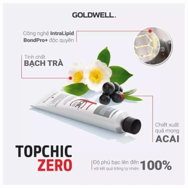 Thuốc Nhuộm Tóc GOLDWELL TOPCHIC Chính Hãng 60ml/250ml - Màu Nhuộm Đức, Lên Màu Chuẩn, Không Khô Tóc, Giá 190k 4