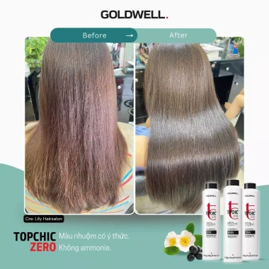 Thuốc Nhuộm Tóc GOLDWELL TOPCHIC Chính Hãng 60ml/250ml - Màu Nhuộm Đức, Lên Màu Chuẩn, Không Khô Tóc, Giá 190k 5