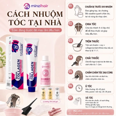 Thuốc nhuộm tóc Màu Đen Tự Nhiên Minzihair - Phủ bạc, hạ nền mọi tóc, chỉ 65.000 5 Thuốc nhuộm tóc Màu Đen Tự Nhiên Minzihair - Phủ bạc, hạ nền mọi tóc, chỉ 65.000 5