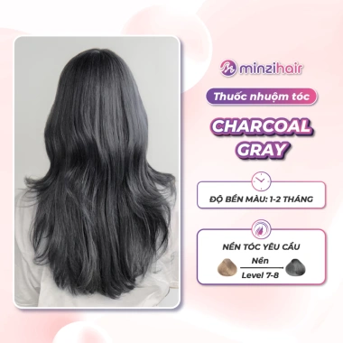Thuốc nhuộm tóc Minzihair Charcoal Gray – Đen Chì, Xám Chì, Giá chỉ 149.000₫ (giảm từ 192.210₫) Thuốc nhuộm tóc Minzihair Charcoal Gray – Đen Chì, Xám Chì, Giá chỉ 149.000₫ (giảm từ 192.210₫)