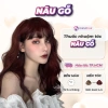 Thuốc nhuộm tóc Minzihair Màu Nâu Gỗ lên từ Nâu Sáng, không cần tẩy - 77.000₫