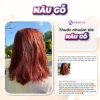 Thuốc nhuộm tóc Minzihair Màu Nâu Gỗ lên từ Nâu Sáng, không cần tẩy - 77.000₫ 4