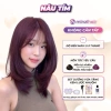 Thuốc nhuộm tóc Minzihair Nâu Tím lên từ nền tự nhiên, không tẩy, chỉ 77.000đ