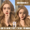 Thuốc nhuộm tóc nâu vàng nhạt không cần tẩy, kem tại nhà FENKANG tặng dụng cụ