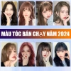 Thuốc nhuộm tóc nâu vàng nhạt không cần tẩy, kem tại nhà FENKANG tặng dụng cụ 2