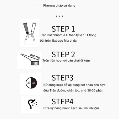 Thuốc nhuộm tóc nâu vàng nhạt không cần tẩy, kem tại nhà FENKANG tặng dụng cụ 7 Thuốc nhuộm tóc nâu vàng nhạt không cần tẩy, kem tại nhà FENKANG tặng dụng cụ 7