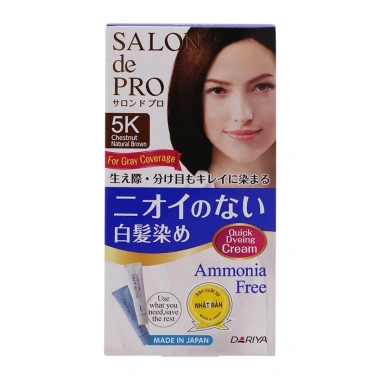 Thuốc Nhuộm Tóc Nữ Phủ Bạc Salon de Pro Nhật Bản - Giá 185.000 Giảm 38k
