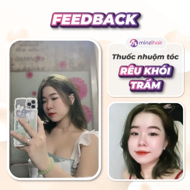 Thuốc nhuộm tóc Rêu Khói Trầm không tẩy - Minzihair HCM, giá chỉ 77.000₫ 6