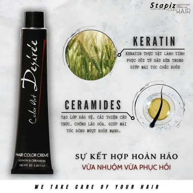 Thuốc Nhuộm Tóc Stapiz 100ml – Châu Âu, Lên Màu Chuẩn Tông, Mềm Mượt, Mùi Nhẹ, 198.000₫ 2