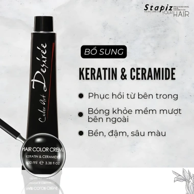 Thuốc Nhuộm Tóc Stapiz 100ml – Châu Âu, Lên Màu Chuẩn Tông, Mềm Mượt, Mùi Nhẹ, 198.000₫ 7