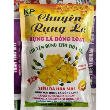 Thuốc rụng lá đồng loạt cho hoa mai 200g - Siêu ra hoa mai, giảm giá 39.000đ