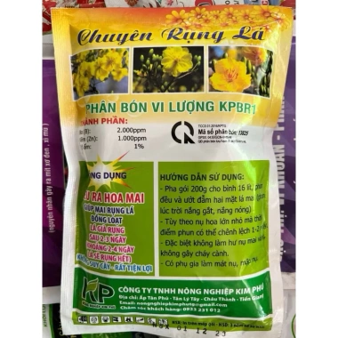 Thuốc rụng lá đồng loạt cho hoa mai 200g - Siêu ra hoa mai, giảm giá 39.000đ