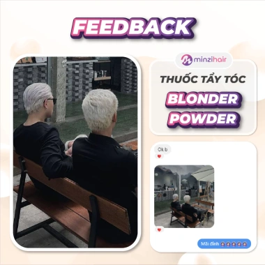 Thuốc tẩy tóc tại nhà Minzihair Bleaching Powder An toàn không xơ tóc, không rát da đầu giá 79.000₫ 8