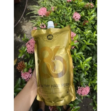 Thuốc uốn ép duôi A86 cho tóc khỏe cặp uốn A B Vàng 1.000ml giảm giá 185.000 VND
