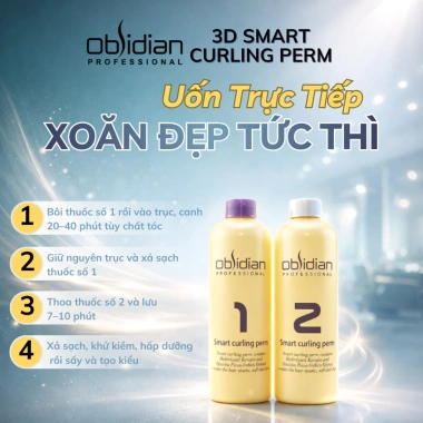 Thuốc Uốn Lạnh 3D Obsidian Chính Hãng 120-500ml Lọn Tóc Xoăn Bồng Bềnh 140.000đ 5 Thuốc Uốn Lạnh 3D Obsidian Chính Hãng 120-500ml Lọn Tóc Xoăn Bồng Bềnh 140.000đ 5