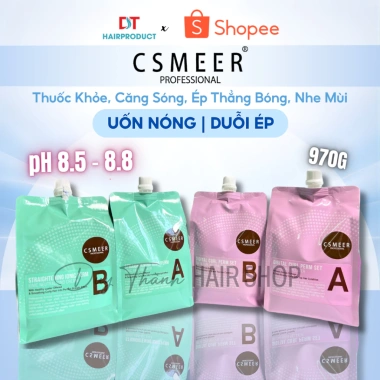 Thuốc Uốn Nóng CSMEER 970g - Duỗi Ép Tóc Bóng, Căng Sóng, Nhe Mùi, Giá 140.000₫ Thuốc Uốn Nóng CSMEER 970g - Duỗi Ép Tóc Bóng, Căng Sóng, Nhe Mùi, Giá 140.000₫