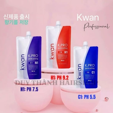 Thuốc Uốn Nóng Duỗi Ép Tóc KWAN Professional 1.000ml Chính Hãng – Uốn Căng Sóng, Ép Bóng Mềm, 240k 4