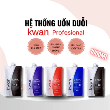 Thuốc Uốn Nóng Duỗi Ép Tóc KWAN Professional 1.000ml Chính Hãng – Uốn Căng Sóng, Ép Bóng Mềm, 240k 6