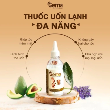Thuốc uốn xoăn đa năng GEMA - Xoăn lạnh & nóng, giảm giá tới 21% chỉ 175k