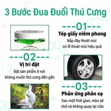 Thuốc xua đuổi mèo & chó hung dữ - Thành phần thiên nhiên, giá 69.999đ