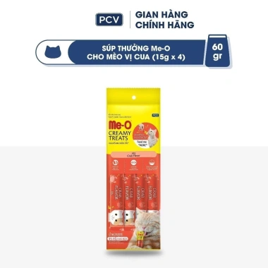 Thưởng cho mèo Me-O gói 60gr (15g x4) – 8 vị, tặng Nón BH HĐ299k, giá 45.000₫ 9