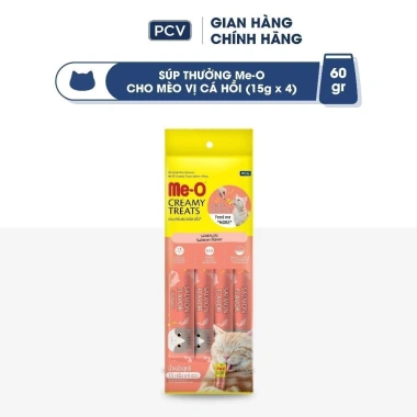 Thưởng cho mèo Me-O gói 60gr (15g x4) – 8 vị, tặng Nón BH HĐ299k, giá 45.000₫ 10