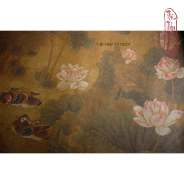 Thượng Lâm Phú Uyên Ương Đồ 520cm Luyện Chữ Hán Tiểu Khải - Tặng Bút Mực & Dây Tua Rua - 52.000đ 4