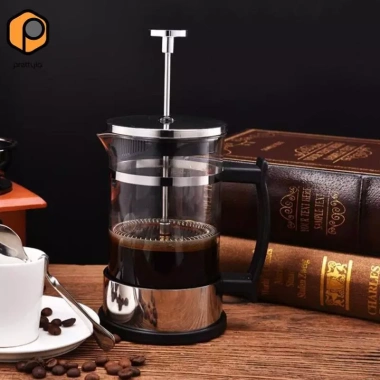 Thủy tinh không gỉ French Press 350ml - Cafetiere trà và cà phê 1-2 cốc, giá chỉ 228.800 VND