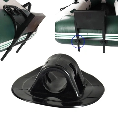 Thuyền bơm hơi gắn động cơ chống trượt, bền, khóa dây cố định, di chuyển dễ dàng - 51.451 VND