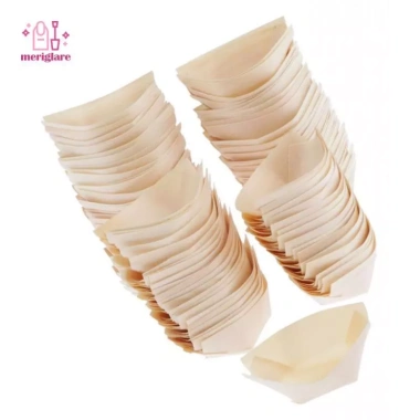 Thuyền & khay phục vụ bằng gỗ Perfe - Dùng một lần, phù hợp nhà hàng, chăm sóc, xe tải thực phẩm, giá ưu đãi 91.300₫
