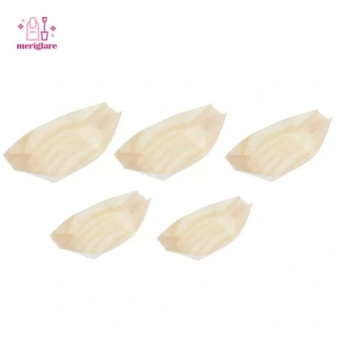 Thuyền & khay phục vụ bằng gỗ Perfe - Dùng một lần, phù hợp nhà hàng, chăm sóc, xe tải thực phẩm, giá ưu đãi 91.300₫