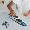 Thuyền RC 30 phút, toàn thân chống nước, đồ chơi mùa hè cho trẻ 6‑12 & người lớn, hồ bơi 4