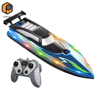 Thuyền RC 30 phút, toàn thân chống nước, đồ chơi mùa hè cho trẻ 6‑12 & người lớn, hồ bơi 10