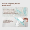 Ti giả Thyseed Air cao cấp siêu mềm siêu nhẹ cho bé sơ sinh - Silicon nguyên khối ti ngậm, giảm còn 249.000 VND 2