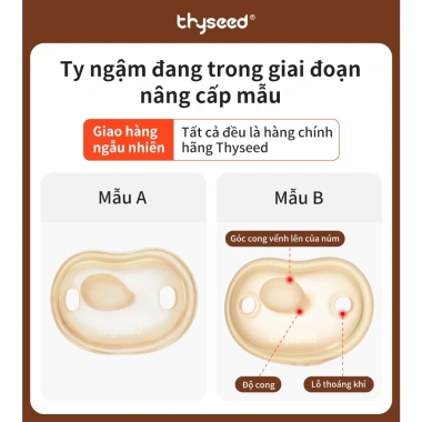 Ti giả Thyseed Air cao cấp siêu mềm siêu nhẹ cho bé sơ sinh - Silicon nguyên khối ti ngậm, giảm còn 249.000 VND 9 Ti giả Thyseed Air cao cấp siêu mềm siêu nhẹ cho bé sơ sinh - Silicon nguyên khối ti ngậm, giảm còn 249.000 VND 9