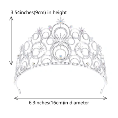 Tiara Sinh Nhật Băng Đô Quấn Tóc cho Bé Gái – Mũ Vương Miện Đạo Cụ Tiệc