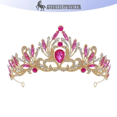 Tiara Vương Miện Công Chúa Thanh Lịch Pha Lê - Trang Sắc Tóc Cưới Giá Rẻ 69.768