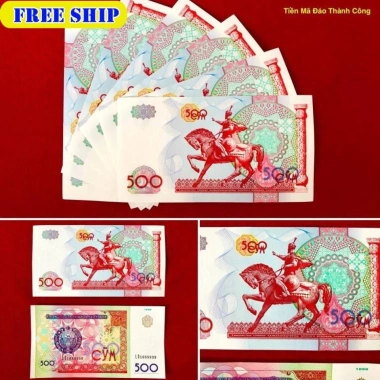 Tiền Mã Đáo Thành Công Uzbekistan Kích Hoạt Tài Lộc Màu Đỏ, Giá ưu đãi 19.080₫ 6