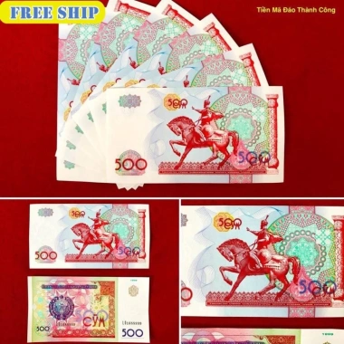 Tiền Mã Đáo Thành Công Uzbekistan - Kích Hoạt Tài Lộc, Màu Đỏ Phát Đạt, Giá 19.080₫ 2