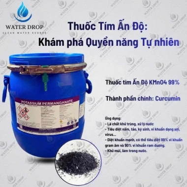 Tím Ấn Độ KMnO4 chiết lẻ 1-5kg - Giá chỉ 150.000₫, chất lượng cao, an toàn 3