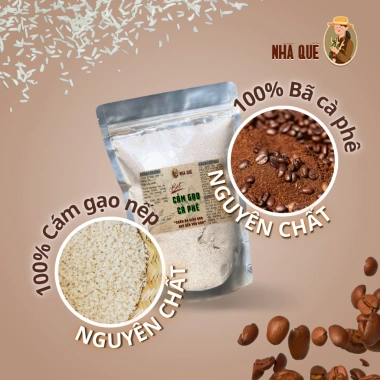 Tinh Bột Cám Gạo Cà Phê Handmade 1kg Tắm trắng, tẩy da chết, giảm còn 44k 2