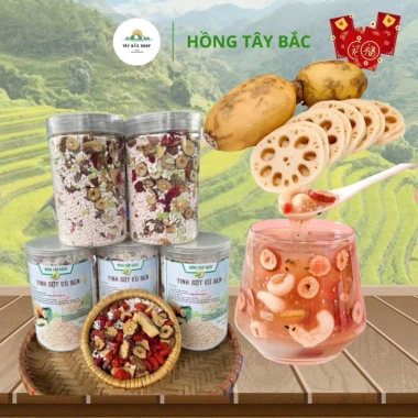 Tinh Bột Củ Sen Mix Hạt Dinh Dưỡng - Combo 5 Hộp Giá ưu đãi 85.140 VND Chính Hãng